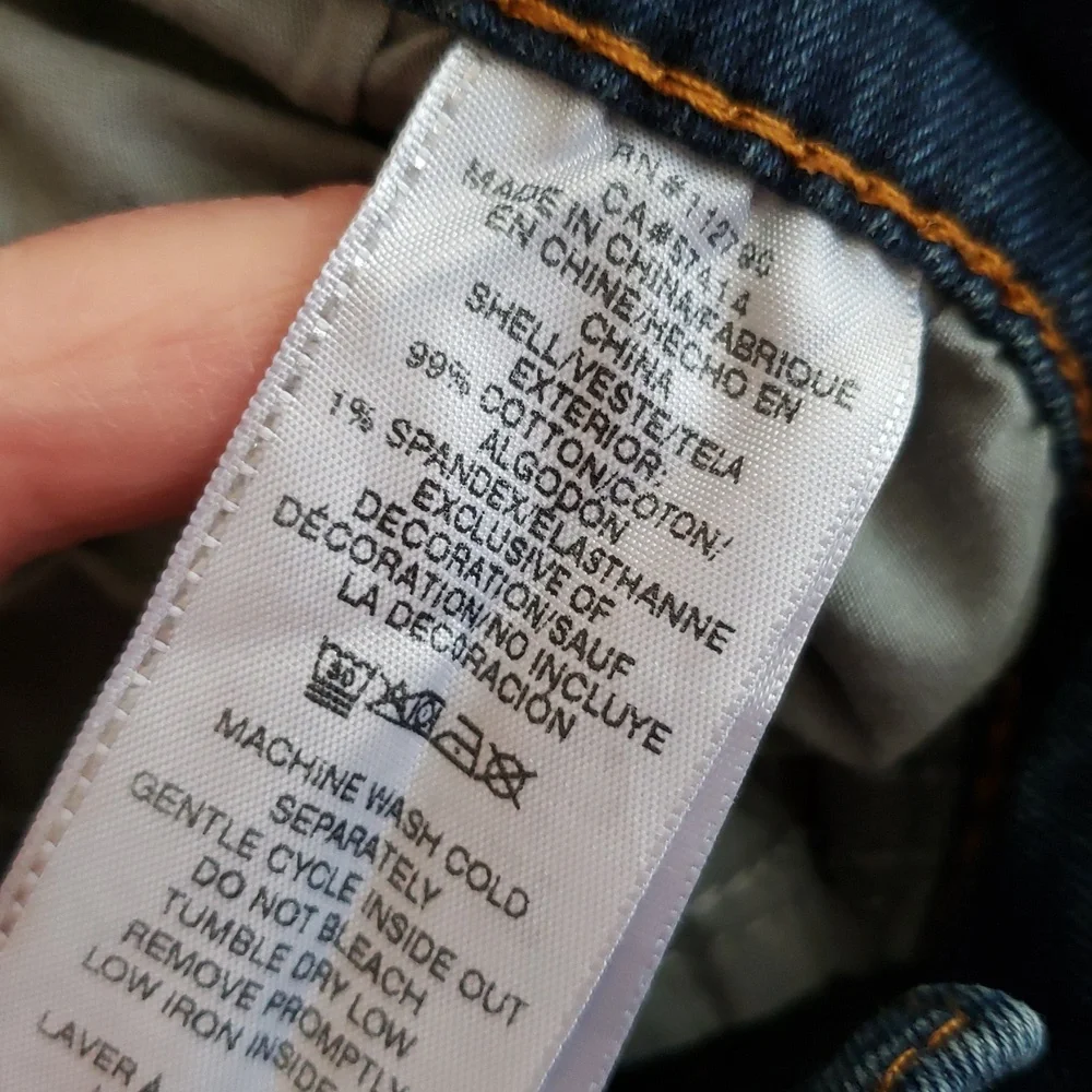 True Religion Dark Blue Jeans with Contrast Stitching